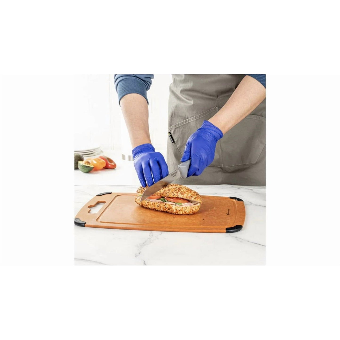 200 pcs Bulk Ultra Stretch Professional 3.0 Nitrile Gloves Disposable Latex Free, Premium Stretch, Medical