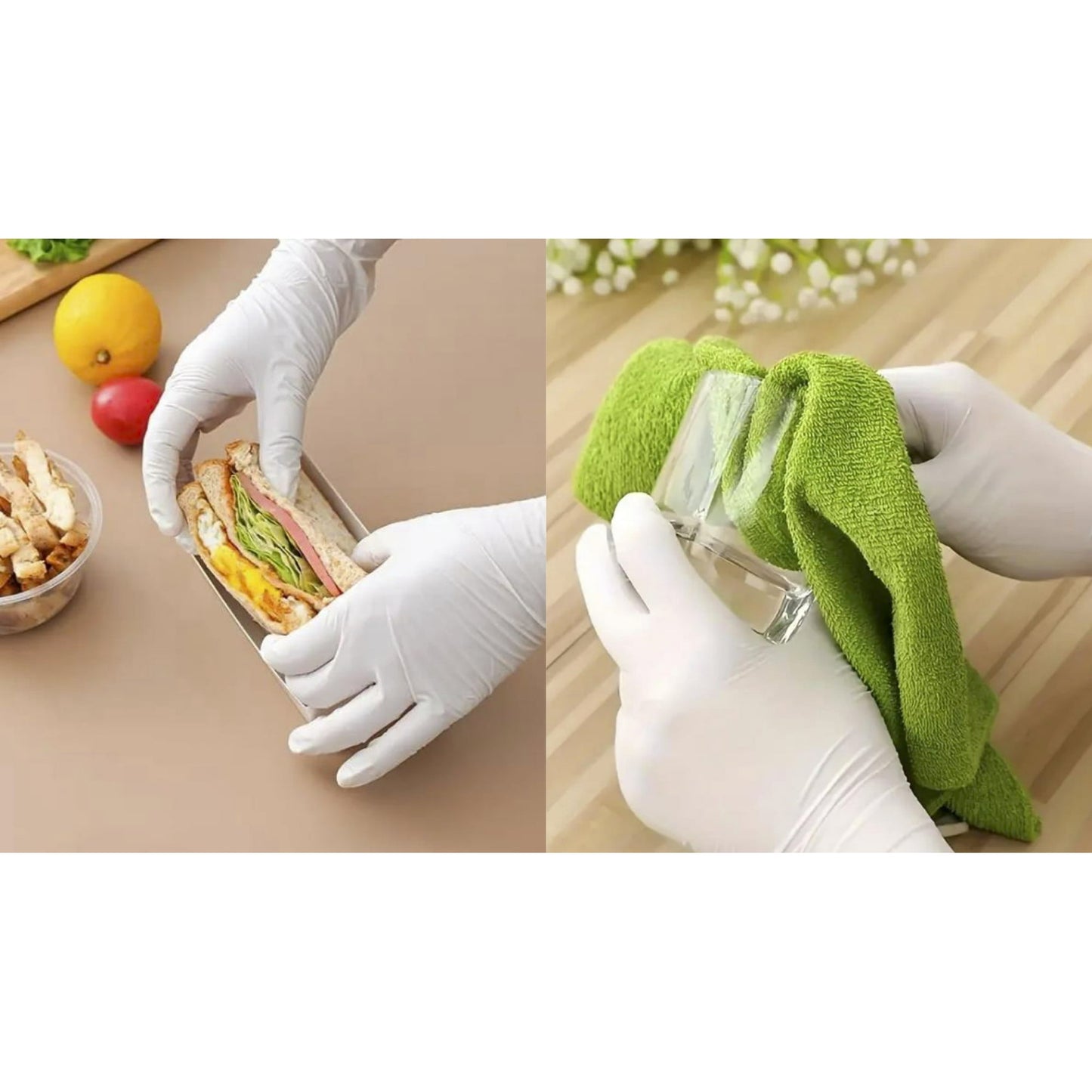 Ultra Stretch Professional 12 inch White Nitrile Exam Gloves, 7 Mil, Disposable Gloves, THE ORIGINAL Nitrile, Medical, Food Service, Cleaning, 1,000 Pieces/Case